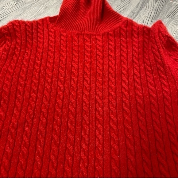 Charter Club 100% Cashmere Cable Knit Turtleneck Sweater - Picture 11 of 15